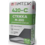 фото TimTek 420-C Стяжка М-200 армированная фиброй, 10-200мм, тёплый пол